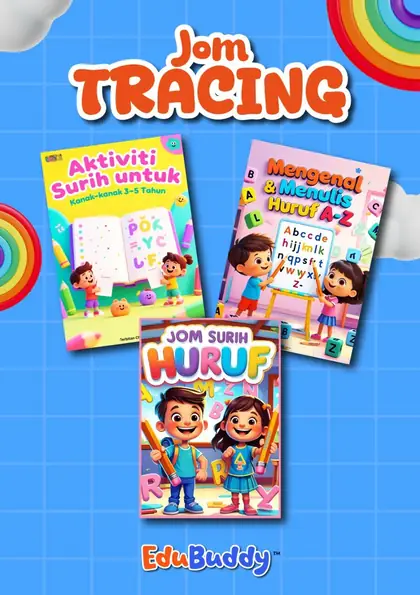 Contoh bahan EduBuddy: Jom Tracing