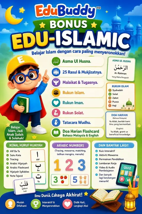 Poster EduBuddy Bonus Edu-Islamic